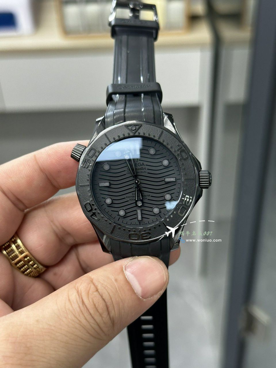VS Factory  Omega Seamaster 300 meters  Darth Vader TOP replica imitation  watch210.92.44.20.01.003 watches  / VS806