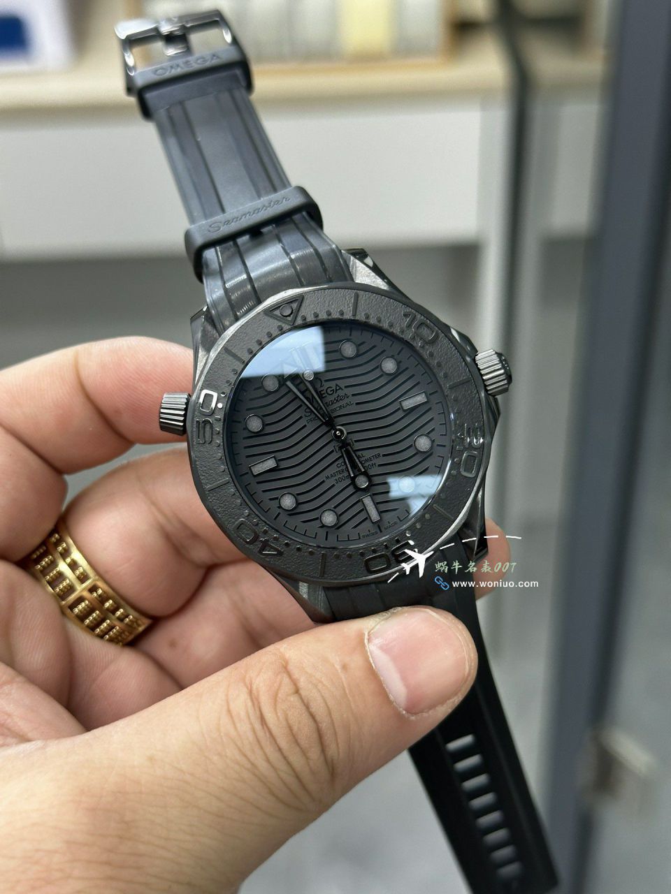 VS Factory  Omega Seamaster 300 meters  Darth Vader TOP replica imitation  watch210.92.44.20.01.003 watches  / VS806