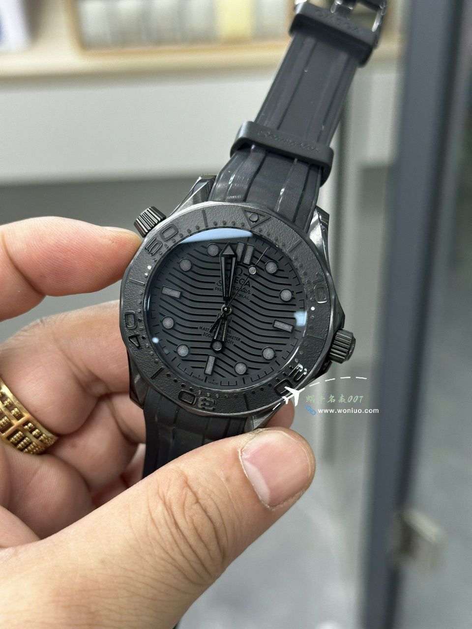 VS Factory  Omega Seamaster 300 meters  Darth Vader TOP replica imitation  watch210.92.44.20.01.003 watches  / VS806