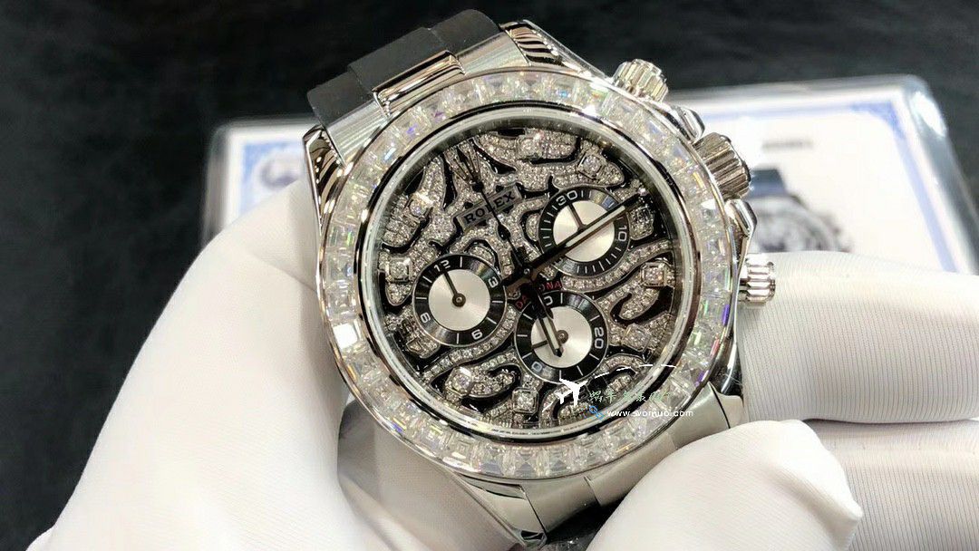  Ultra-high-end  Customized Rolex Cosmograph  gold 虎 Daytona  replica imitation  watch116588 TBR watches  / R880