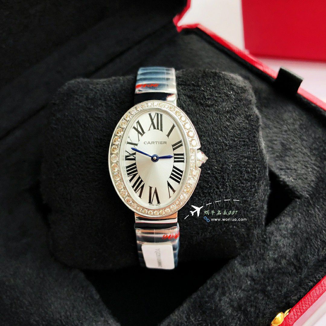  Ultra-high-end  Customized   Real Diamond Cartier浴缸 series TOP replica imitation WB520006，WB520002  Women  watches  / K376
