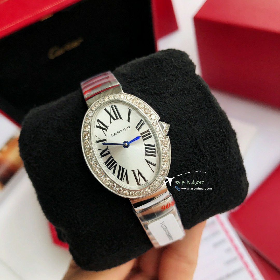  Ultra-high-end  Customized   Real Diamond Cartier浴缸 series TOP replica imitation WB520006，WB520002  Women  watches  / K376