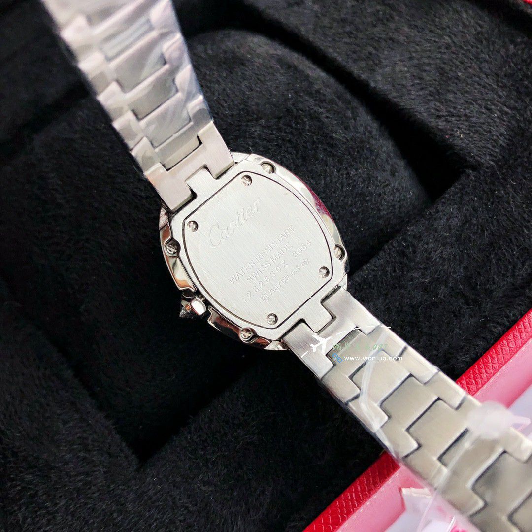  Ultra-high-end  Customized   Real Diamond Cartier浴缸 series TOP replica imitation WB520006，WB520002  Women  watches  / K376