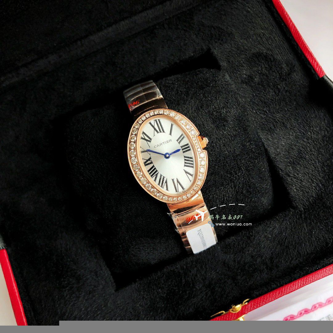  Ultra-high-end  Customized   Real Diamond Cartier浴缸 series TOP replica imitation WB520006，WB520002  Women  watches  / K376