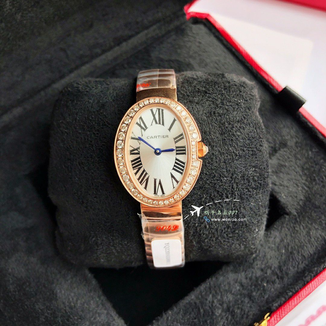  Ultra-high-end  Customized   Real Diamond Cartier浴缸 series TOP replica imitation WB520006，WB520002  Women  watches  / K376