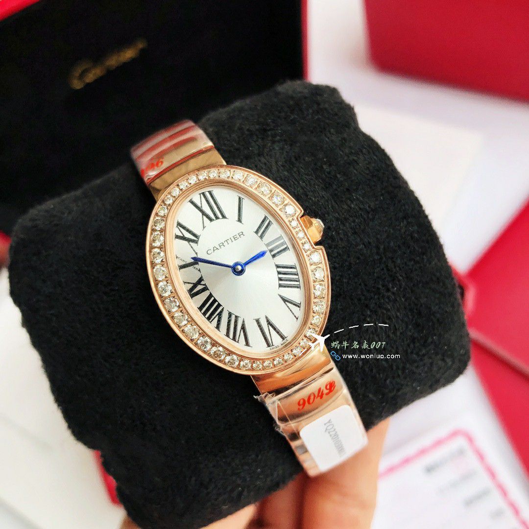  Ultra-high-end  Customized   Real Diamond Cartier浴缸 series TOP replica imitation WB520006，WB520002  Women  watches  / K376