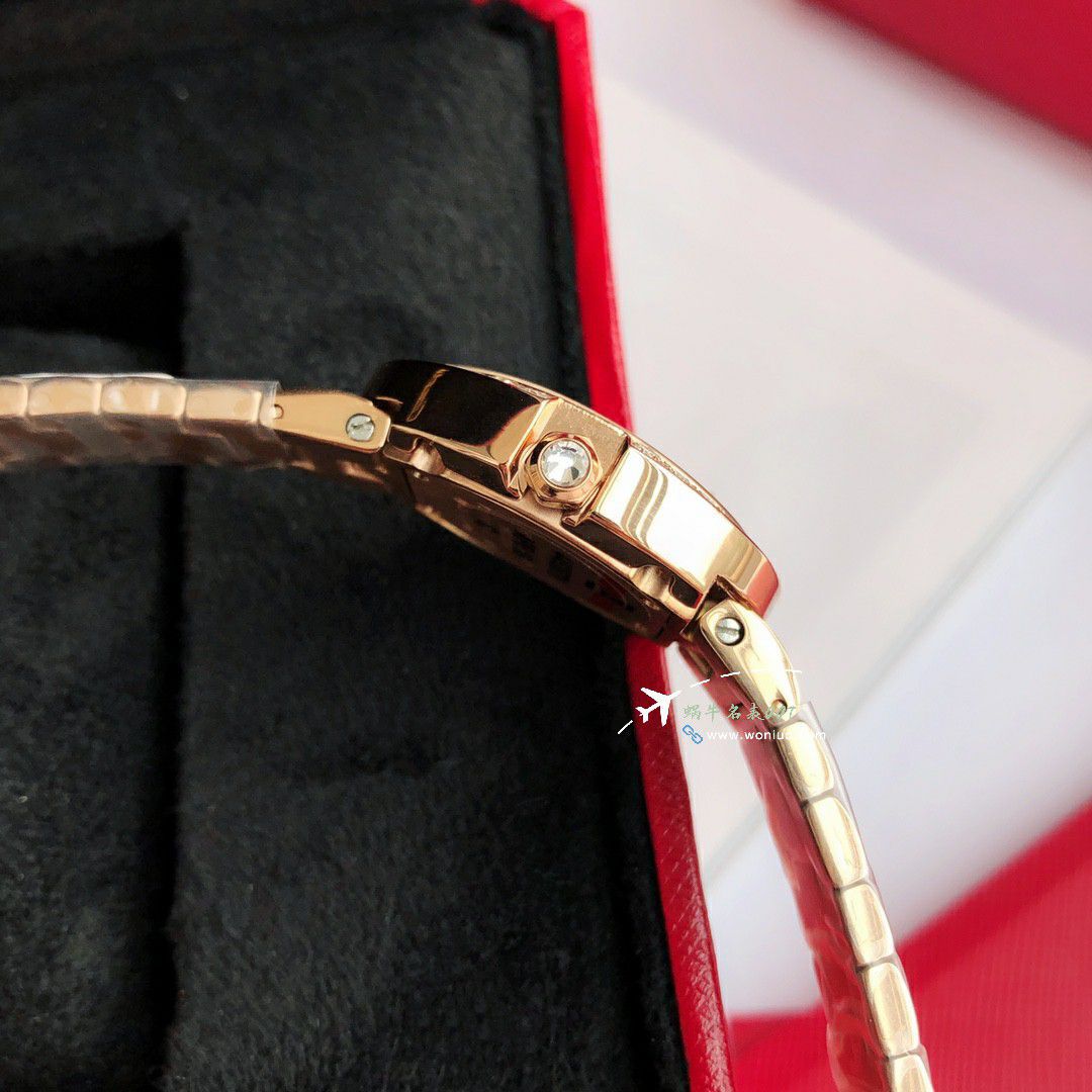  Ultra-high-end  Customized   Real Diamond Cartier浴缸 series TOP replica imitation WB520006，WB520002  Women  watches  / K376