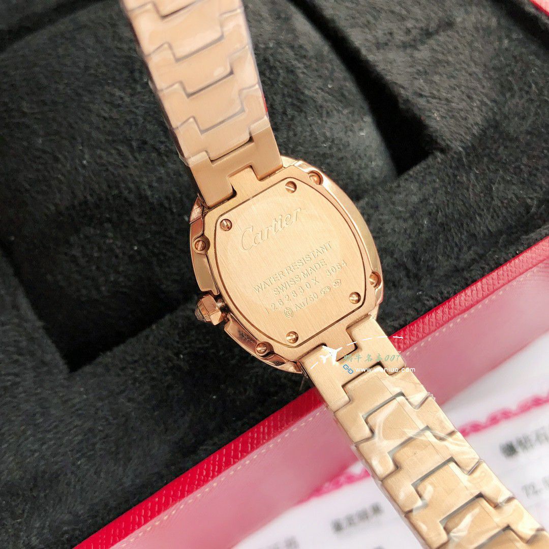  Ultra-high-end  Customized   Real Diamond Cartier浴缸 series TOP replica imitation WB520006，WB520002  Women  watches  / K376