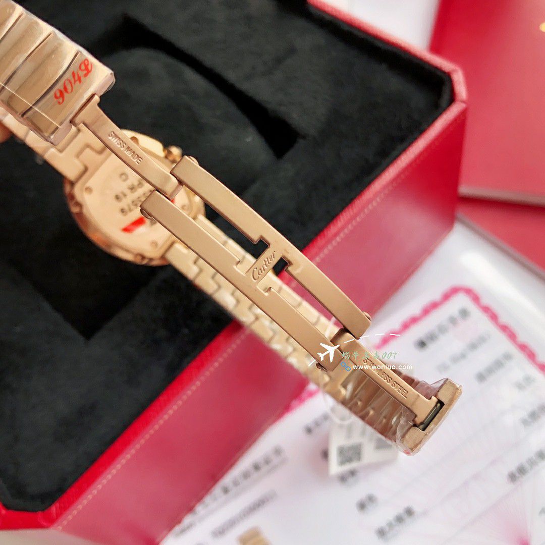  Ultra-high-end  Customized   Real Diamond Cartier浴缸 series TOP replica imitation WB520006，WB520002  Women  watches  / K376