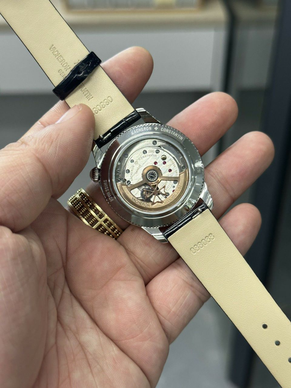 GRVacheron ConstantinMR2 Egérie 伊灵 lady 神TOP replica imitation  lady  watch8005F/000R-H030，8005F/000R-B498 watches  / JS275