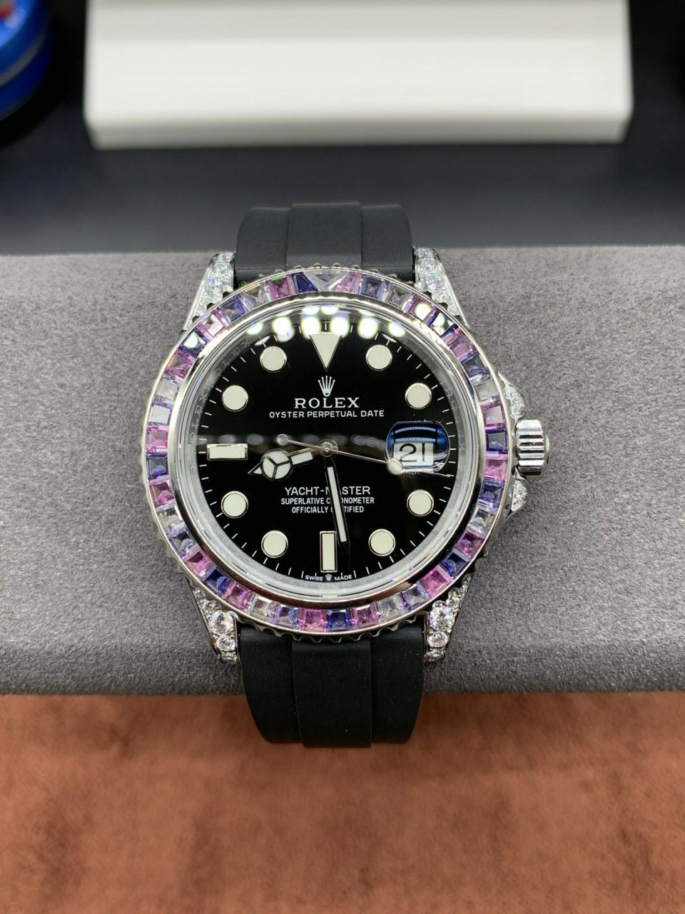 Jvs Rolex  Yacht-Master VIP Hidden  Baby  breath  replica imitation M226679TBR，M226679TBR-0001 watches  / R886