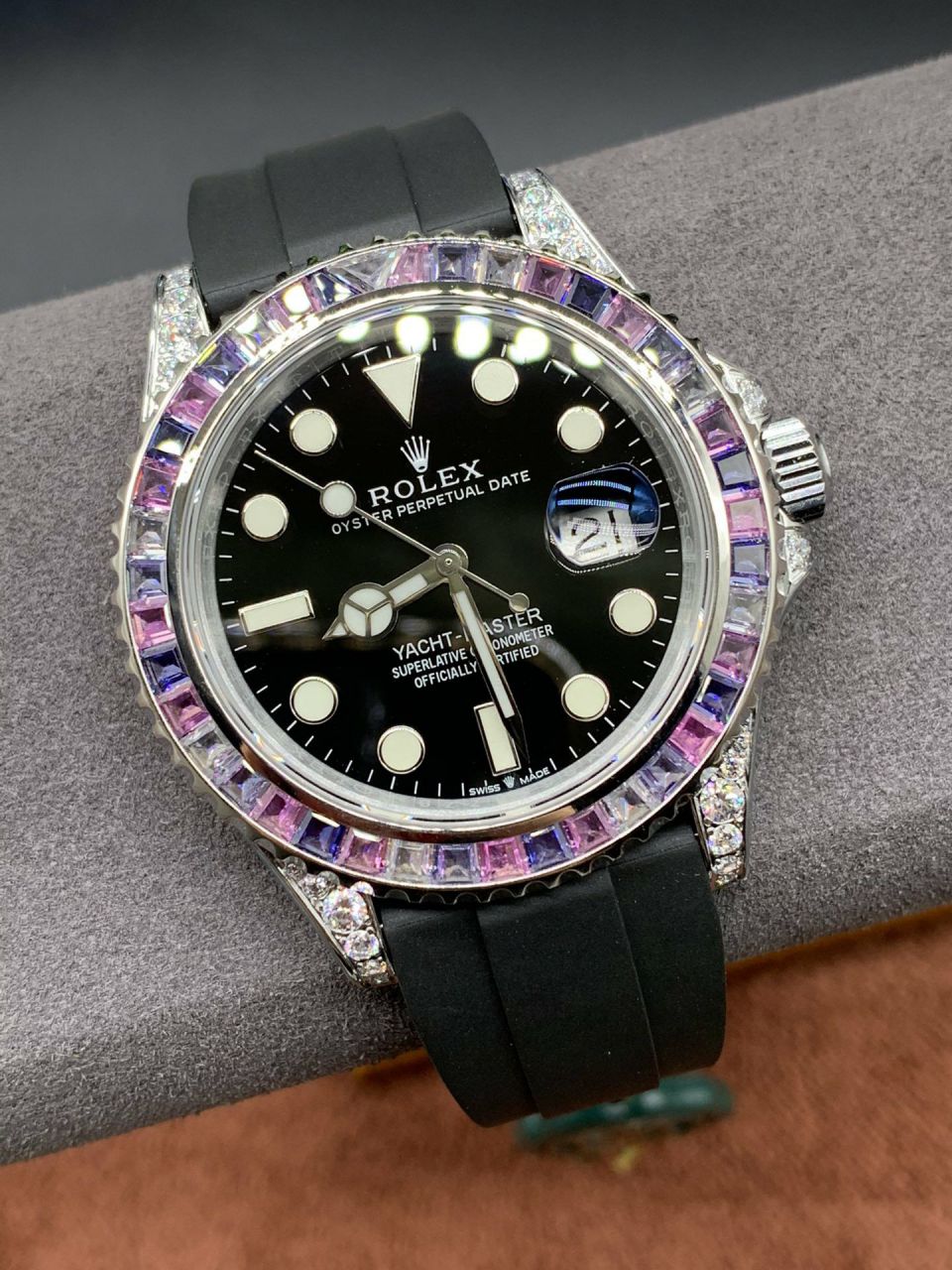 Jvs Rolex  Yacht-Master VIP Hidden  Baby  breath  replica imitation M226679TBR，M226679TBR-0001 watches  / R886