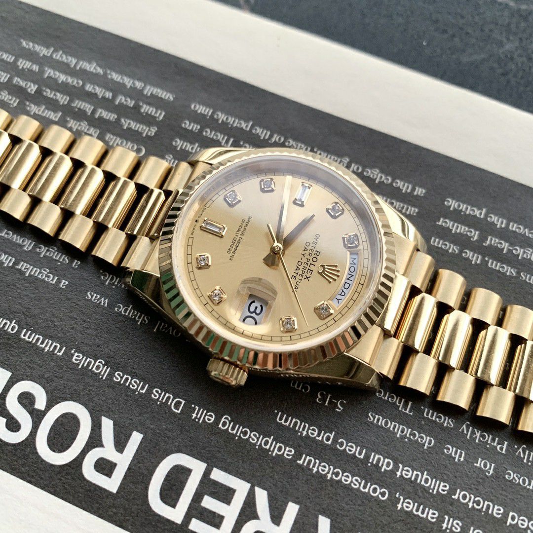 顶配 Customized Rolex Day-Date  replica imitation m128238-0008 watches  / R887