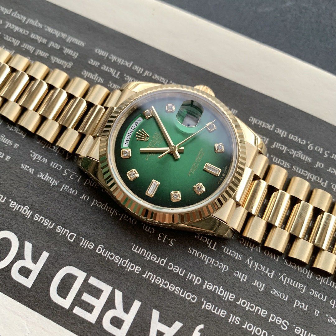 顶配 Customized Rolex Day-Date  replica imitation m128238-0008 watches  / R887