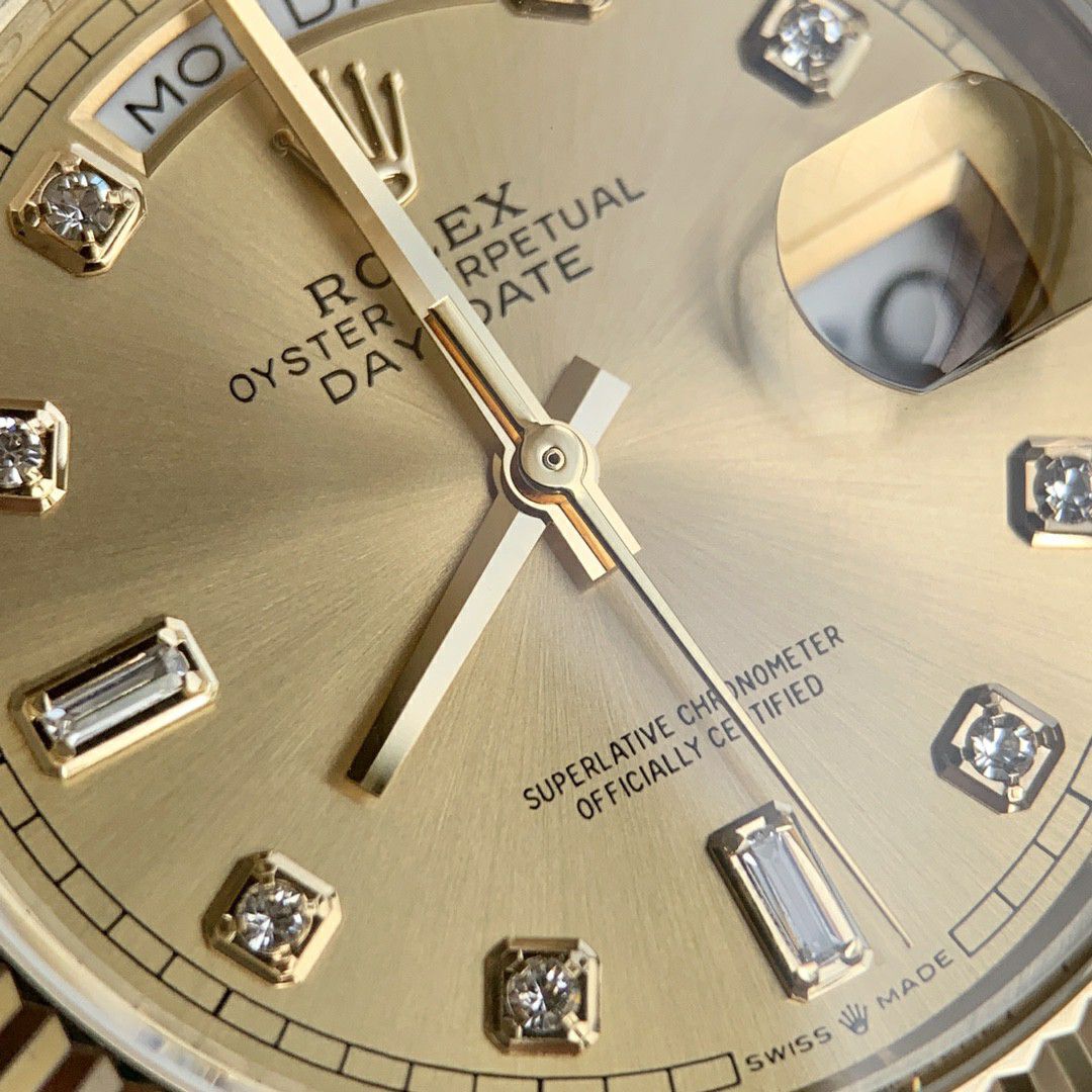 Rolex Day-Date 烟熏渐变绿  imitation  replica  watchm128238-0069 watches  / R888