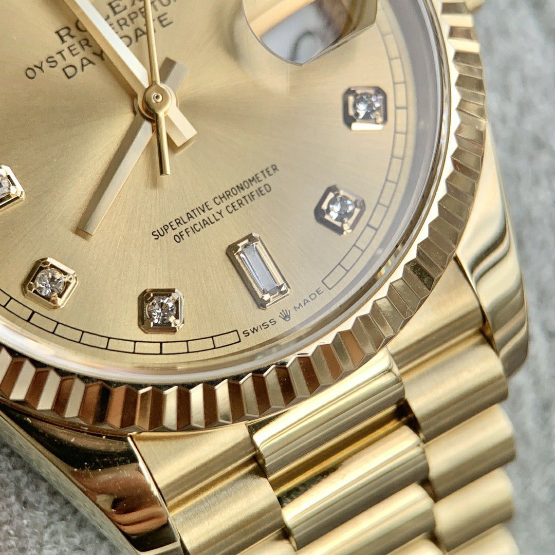 Rolex Day-Date 烟熏渐变绿  imitation  replica  watchm128238-0069 watches  / R888