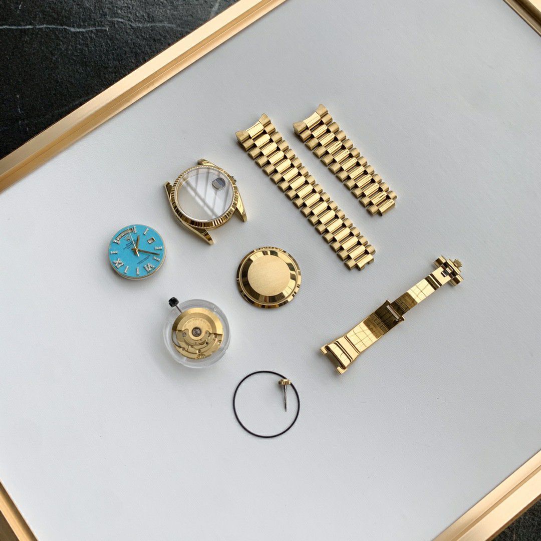 Rolex Day-Date 烟熏渐变绿  imitation  replica  watchm128238-0069 watches  / R888