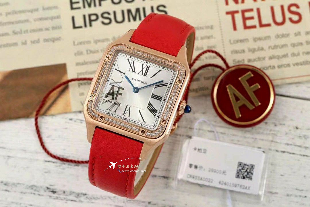 AFCartier Santos large  Medium  set WJSA0016，WJSA0017，WJSA0019TOP replica imitation  watch / K377