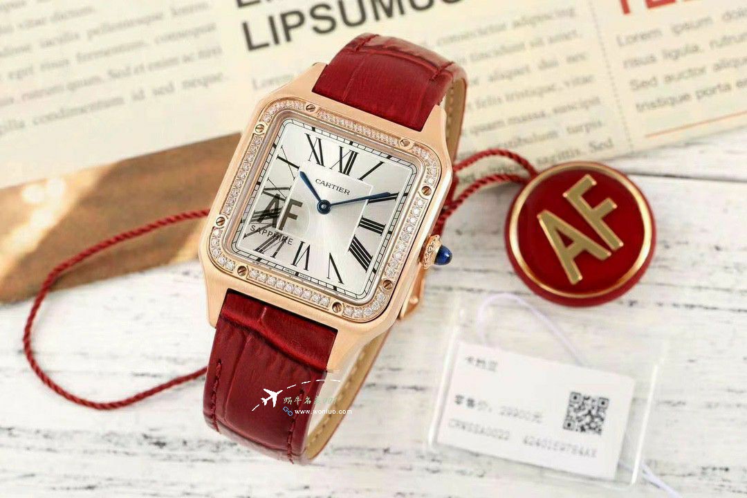 AFCartier Santos large  Medium  set WJSA0016，WJSA0017，WJSA0019TOP replica imitation  watch / K377