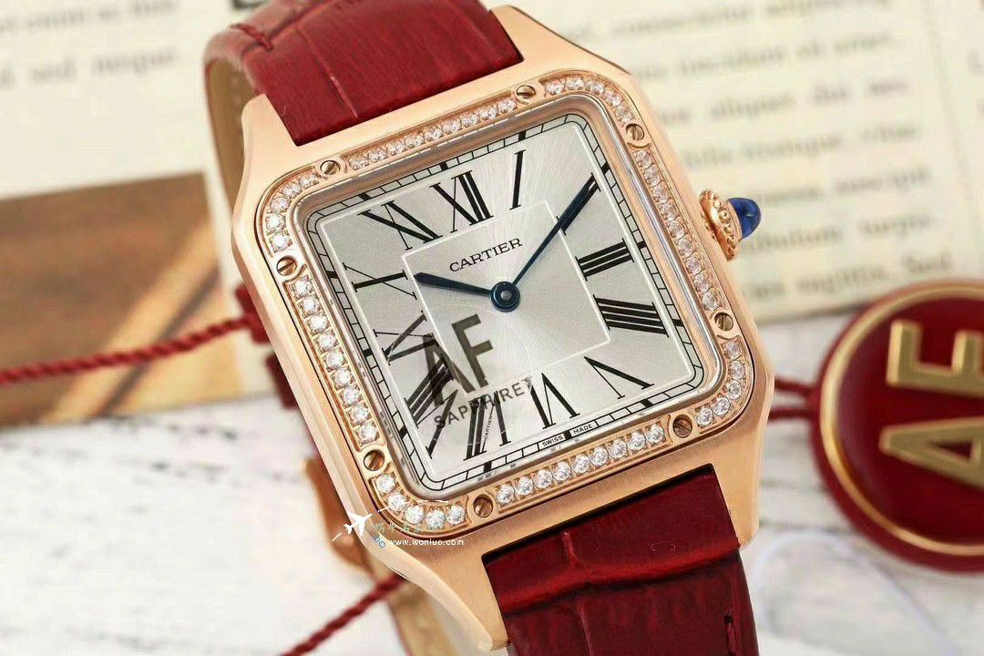 AFCartier Santos large  Medium  set WJSA0016，WJSA0017，WJSA0019TOP replica imitation  watch / K377