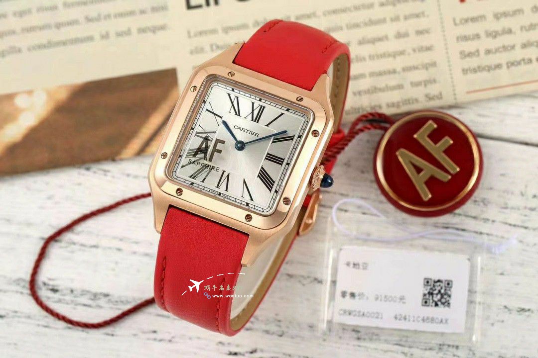AFCartier Santos large  Medium  set WJSA0016，WJSA0017，WJSA0019TOP replica imitation  watch / K377