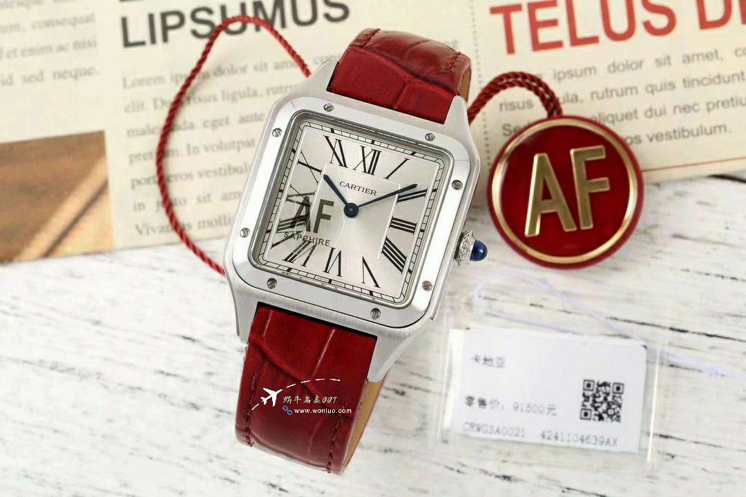 AFCartier Santos large  Medium  set WJSA0016，WJSA0017，WJSA0019TOP replica imitation  watch / K377