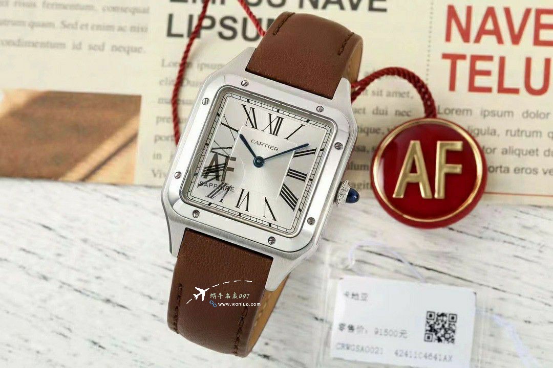 AFCartier Santos large  Medium  set WJSA0016，WJSA0017，WJSA0019TOP replica imitation  watch / K377