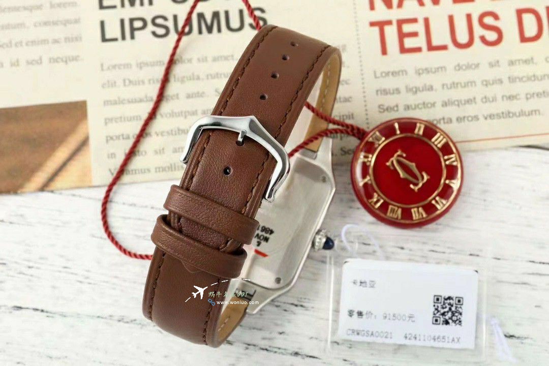 AFCartier Santos large  Medium  set WJSA0016，WJSA0017，WJSA0019TOP replica imitation  watch / K377