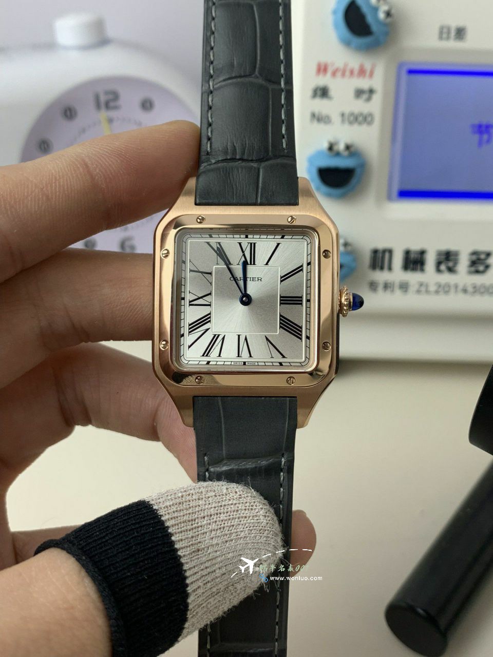 AFCartier Santos large  Medium  set WJSA0016，WJSA0017，WJSA0019TOP replica imitation  watch / K377