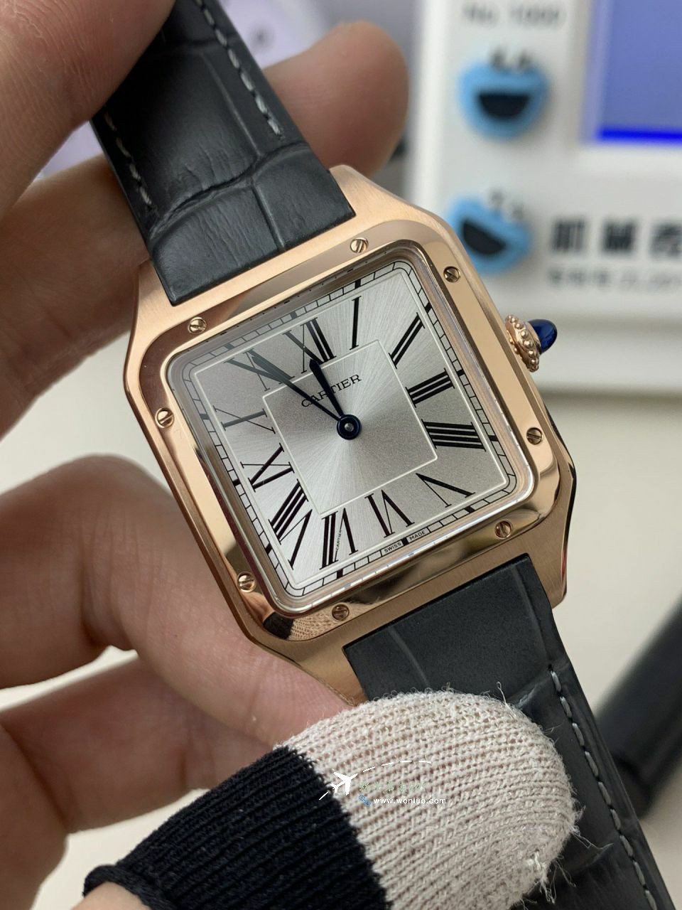 AFCartier Santos large  Medium  set WJSA0016，WJSA0017，WJSA0019TOP replica imitation  watch / K377
