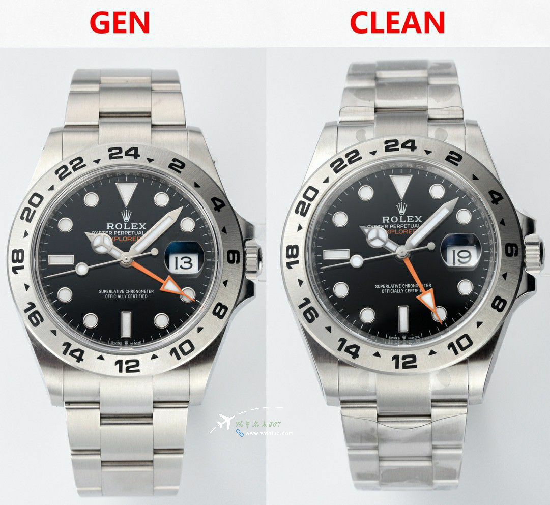 clean，C Factory Rolex Explorer 二代M226570-0001  imitation  replica  watches  / R892