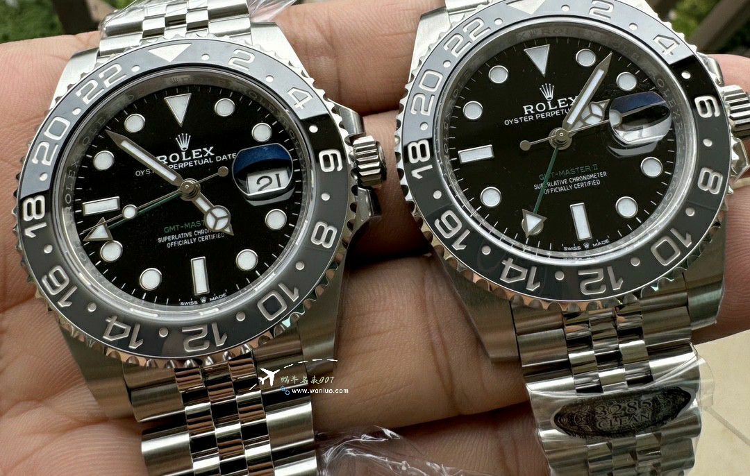Rolex GMT-Master m126710grnr-0003黑 Gray  Preserved egg bezel  clean Factory  real 品对比TOP replica imitation  watch / R893