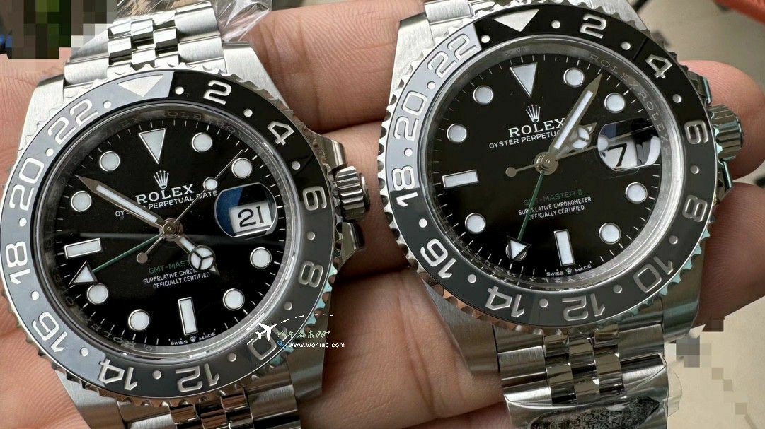 Rolex GMT-Master m126710grnr-0003黑 Gray  Preserved egg bezel  clean Factory  real 品对比TOP replica imitation  watch / R893