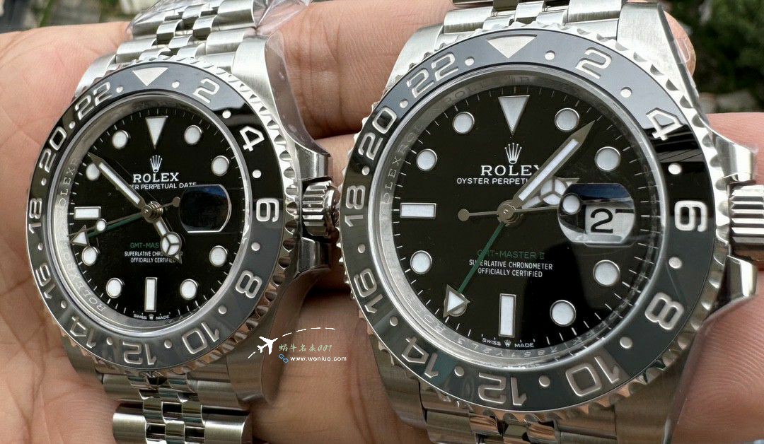 Rolex GMT-Master m126710grnr-0003黑 Gray  Preserved egg bezel  clean Factory  real 品对比TOP replica imitation  watch / R893