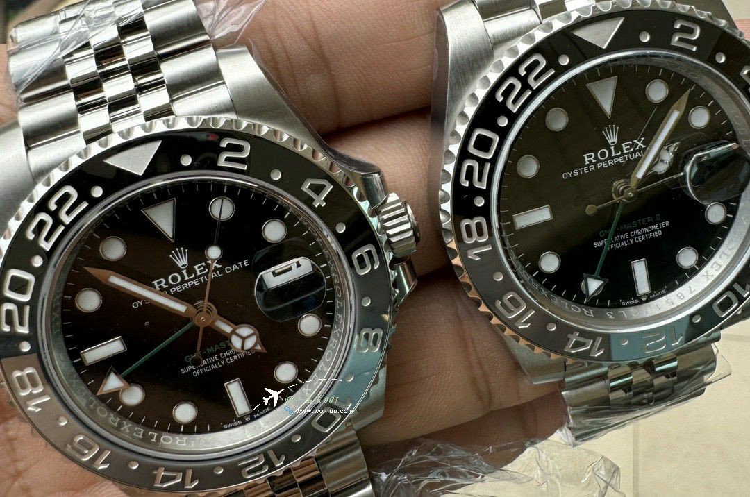 Rolex GMT-Master m126710grnr-0003黑 Gray  Preserved egg bezel  clean Factory  real 品对比TOP replica imitation  watch / R893