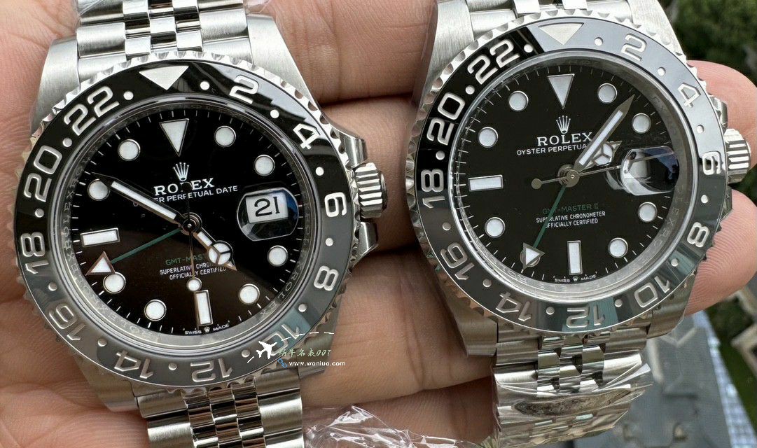 Rolex GMT-Master m126710grnr-0003黑 Gray  Preserved egg bezel  clean Factory  real 品对比TOP replica imitation  watch / R893