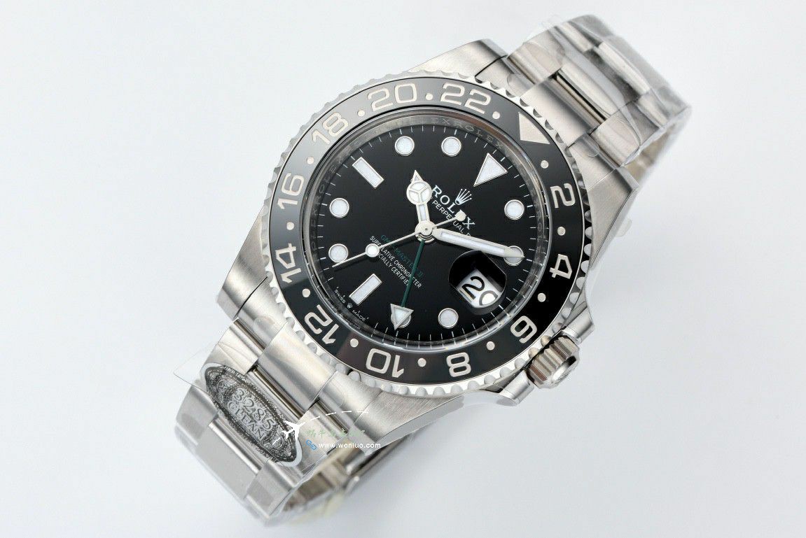 Rolex GMT-Master m126710grnr-0003黑 Gray  Preserved egg bezel  clean Factory  real 品对比TOP replica imitation  watch / R893
