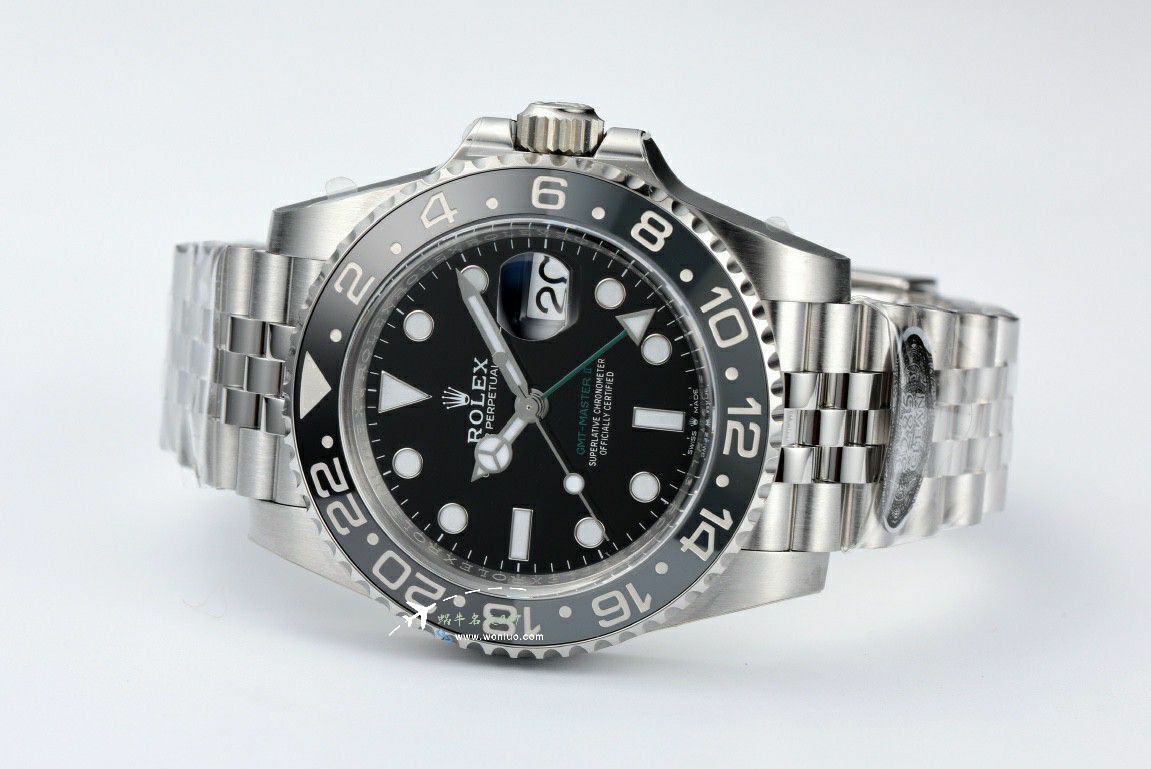 Rolex GMT-Master m126710grnr-0003黑 Gray  Preserved egg bezel  clean Factory  real 品对比TOP replica imitation  watch / R893