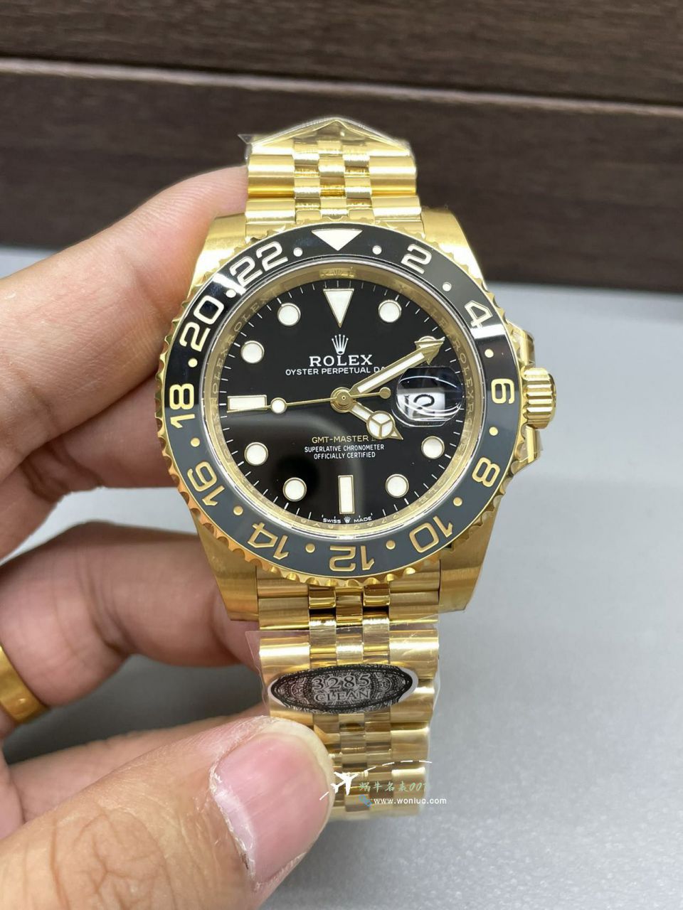 Clean Rolex GMT-Master II GMT All gold m126718grnr-0001 Ultra-high-end  replica imitation  watch watches  / R895