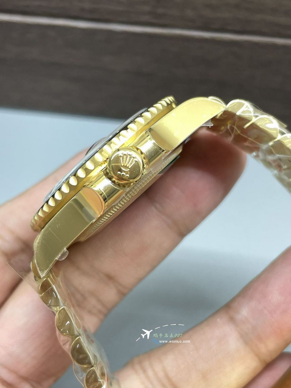 Clean Rolex GMT-Master II GMT All gold m126718grnr-0001 Ultra-high-end  replica imitation  watch watches  / R895