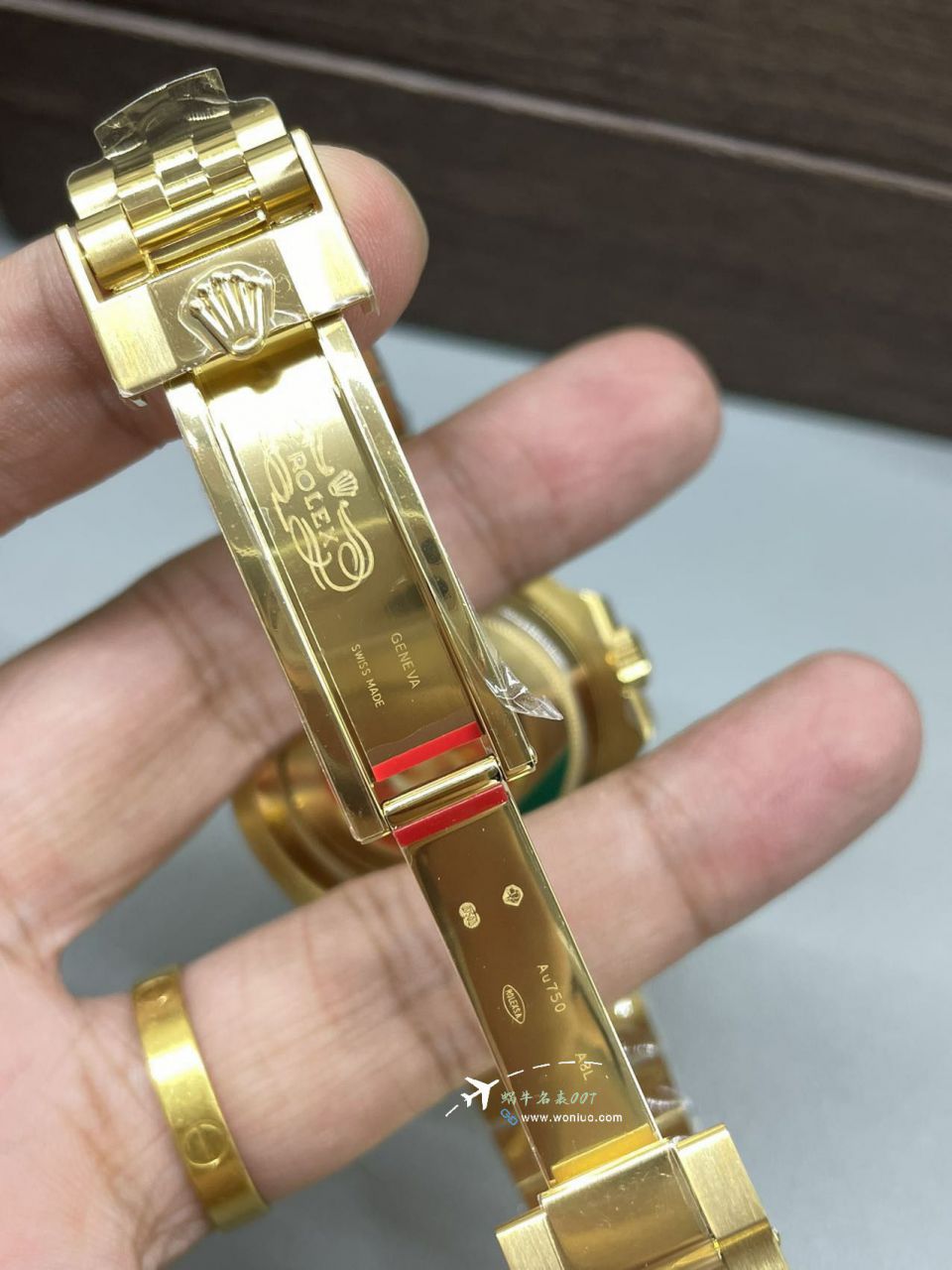 Clean Rolex GMT-Master II GMT All gold m126718grnr-0001 Ultra-high-end  replica imitation  watch watches  / R895