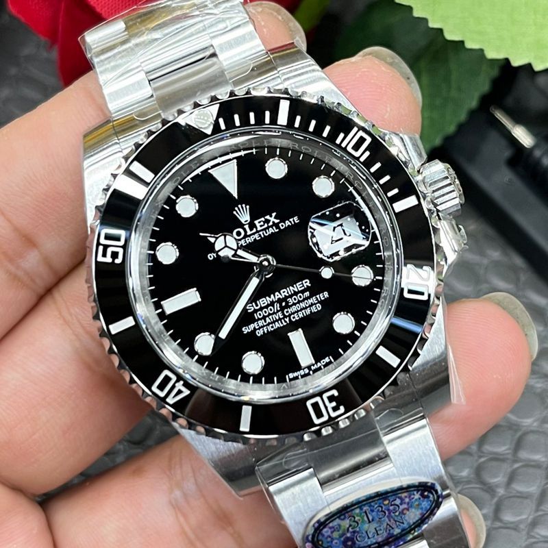 clean Factory Rolex Submariner  series M116610LN-0001  Black dial c Factory   replica imitation  Submariner Date  watch