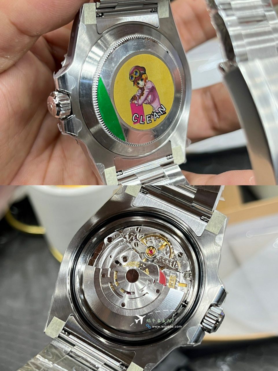 clean Factory Rolex Submariner  series M116610LN-0001  Black dial c Factory   replica imitation  Submariner Date  watch / R896