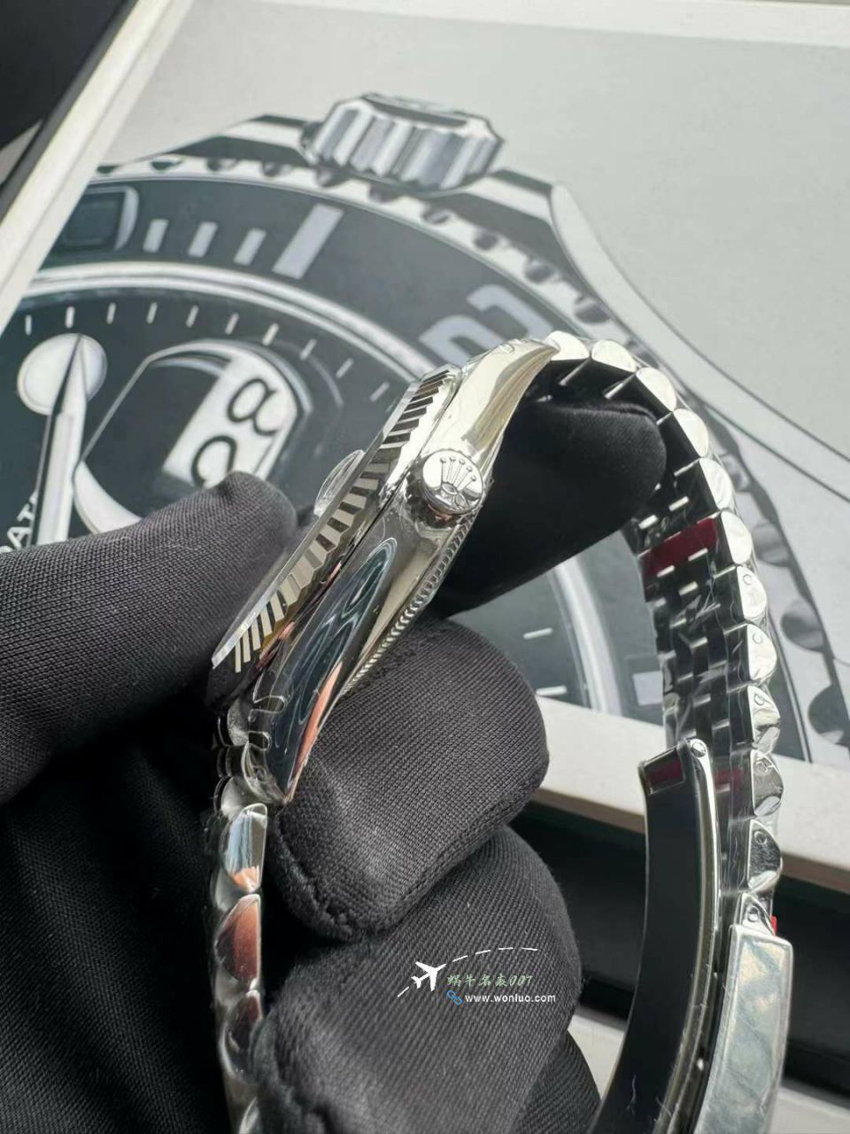 【 Video review 】VSTOP replica  watch  Rolex Datejust 41MM imitation m126334-0028 watches (薄荷绿) / R828