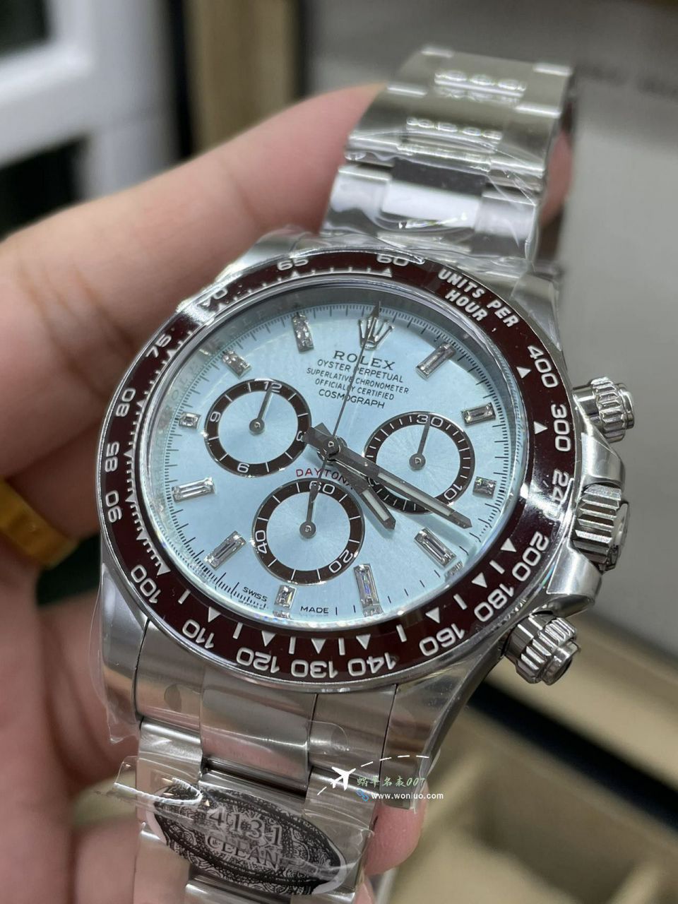 Clean C Factory Rolex Cosmograph 4131 Daytona  ice  blue Daytonabest replica imitation m126506-0002 watches  / R899