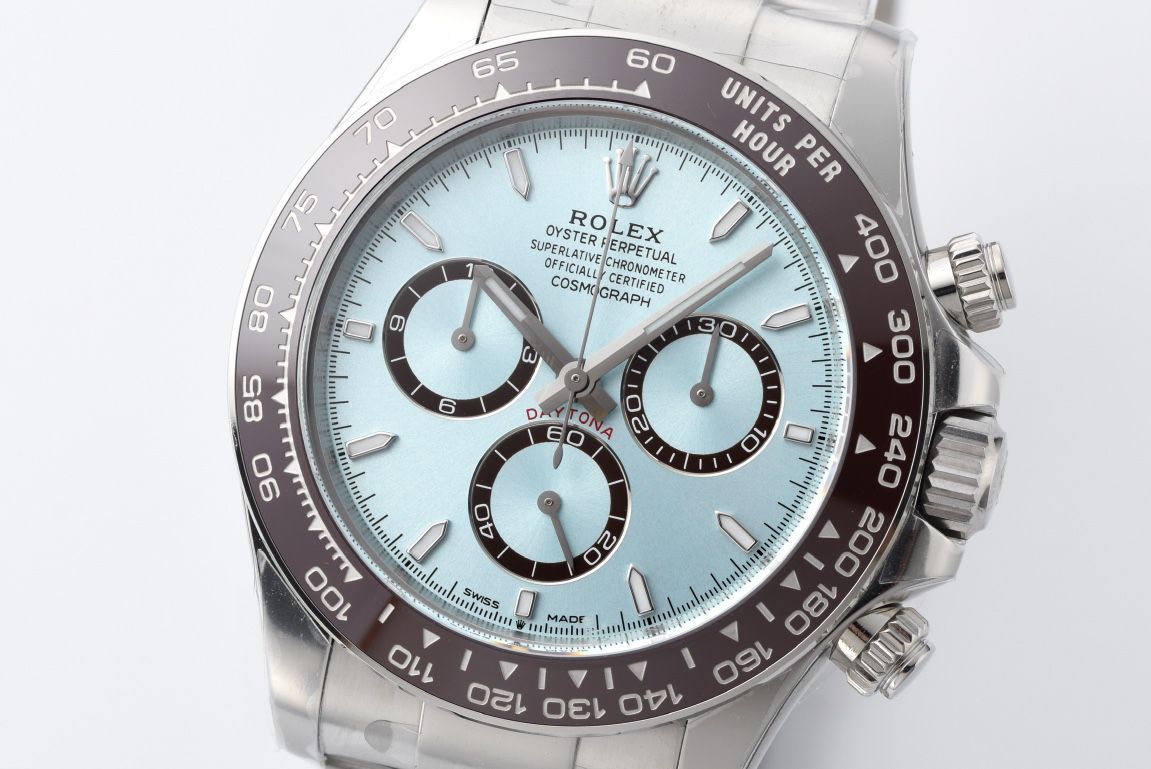 Clean C Factory Rolex Cosmograph 4131 Daytona  ice  blue Daytonabest replica imitation m126506-0002 watches  / R899