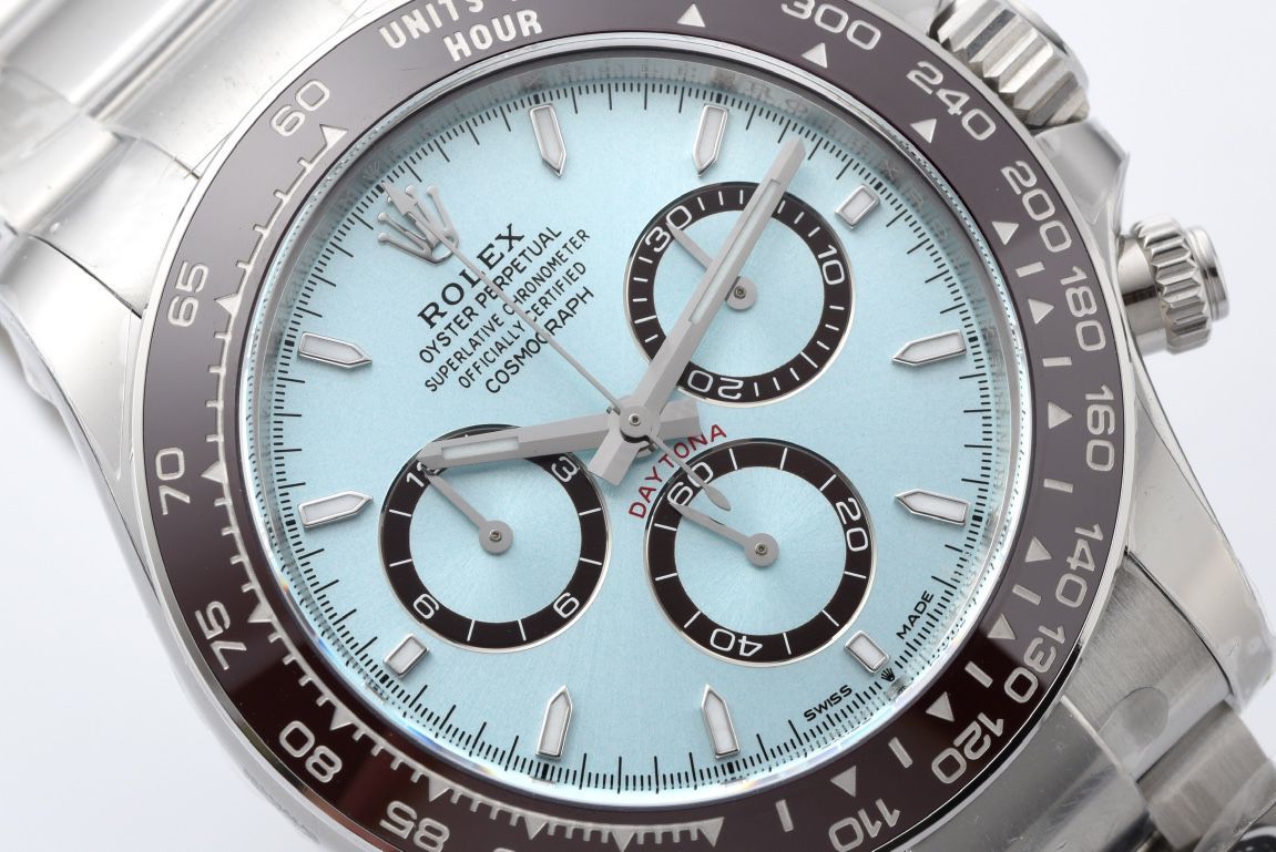 Clean C Factory Rolex Cosmograph 4131 Daytona  ice  blue Daytonabest replica imitation m126506-0002 watches  / R899