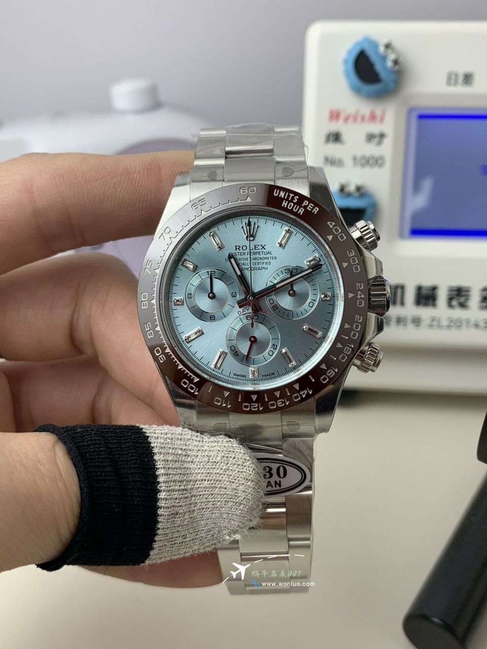 clean Rolex Daytona  ice  blue imitation  replica  watchm116506-0002 watches 