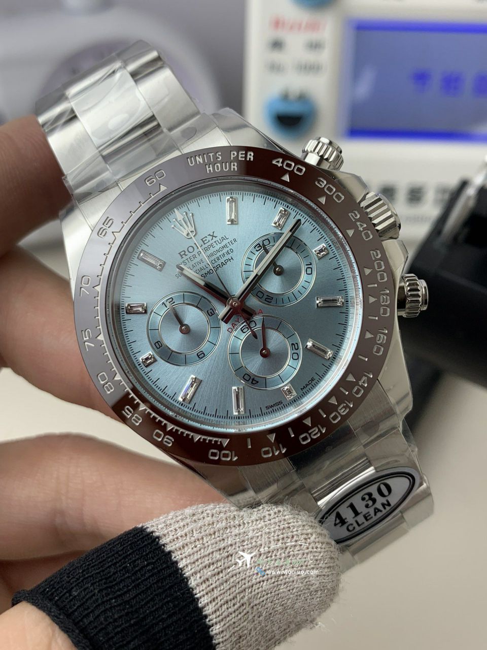 clean Rolex Daytona  ice  blue imitation  replica  watchm116506-0002 watches  / R900