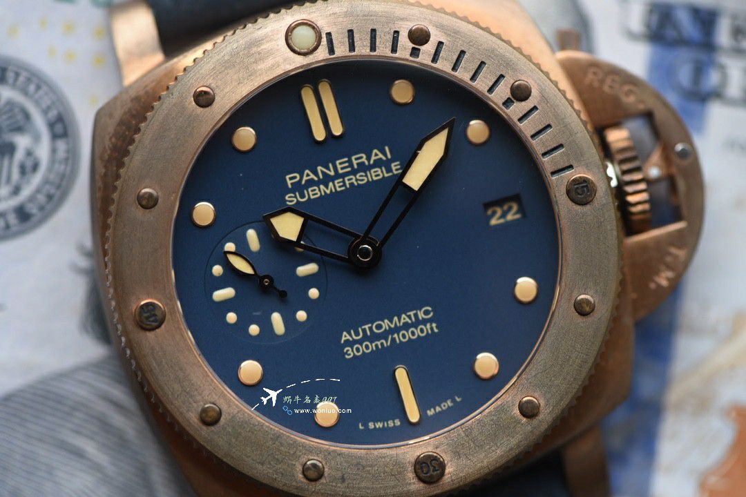  Video review VS Factory Panerai Submarine series 小 bronze PAM01074，PAM1074TOP replica imitation  watch / VSPAM01074B